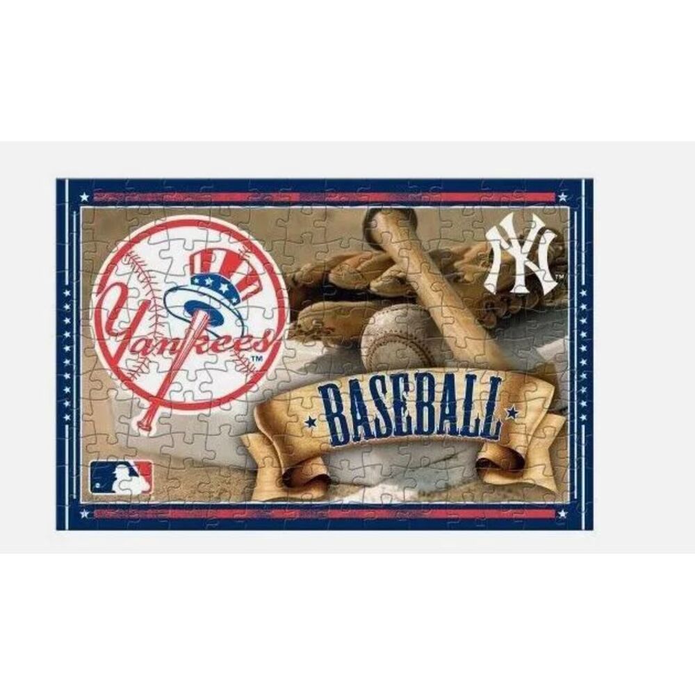WinCraft MLB New York Yankees Team Logo 150 Piece Jigsaw Puzzle